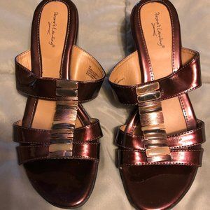 Womens Shiny Dressy Sandals